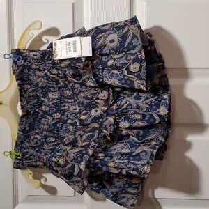 NWT layered mini skirt